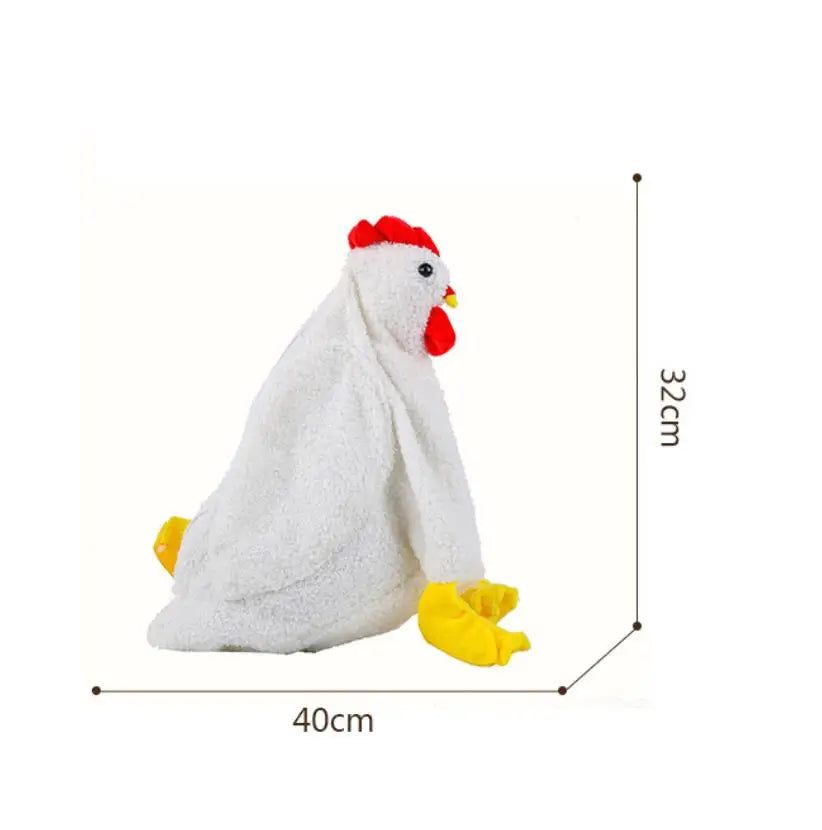 Chicken Crossbody Bag – Funny Plush Cartoon Shoulder Bag for Women