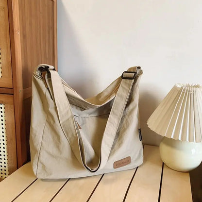 Nylon Crossbody Shoulder Bag – Lightweight with Adjustable Strap