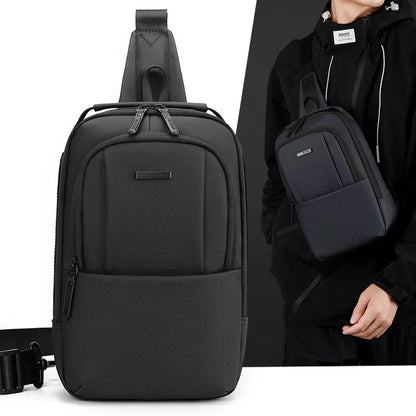 It Is Recommended Use Simple Casual Single-Shoulder Commuting Backpack Made Waterproof Nylon Fabric