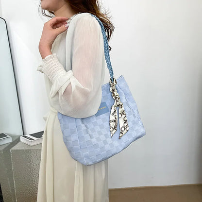 Large Capacity Bag Women S Casual Simple Shoulder Classroom Commuter Tote