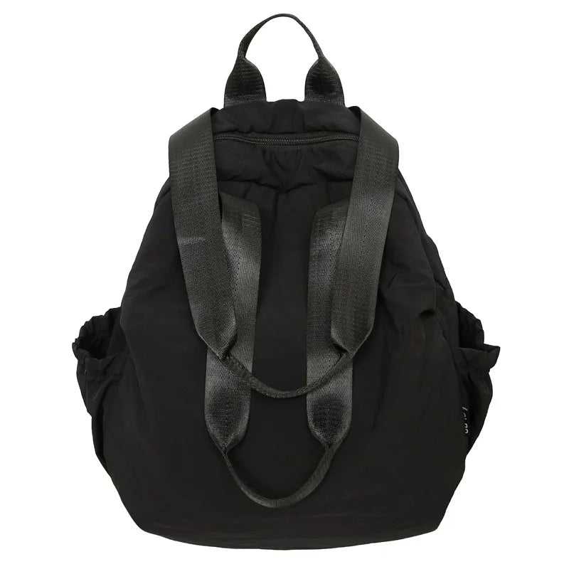 Waterproof nylon shoulder backpack women lightweight literary simple large capacity handbag