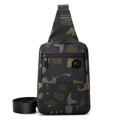 Simple Chest Bag Men S Cross-Body Shoulder Large Capacity Oblique Casual Waterproof - Waterproof