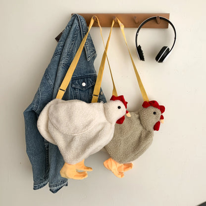 Creative Cute Chicken Shaped Bag Women S Cartoon Crossbody Bags Teen Girl S Handbag Shoulder Bag