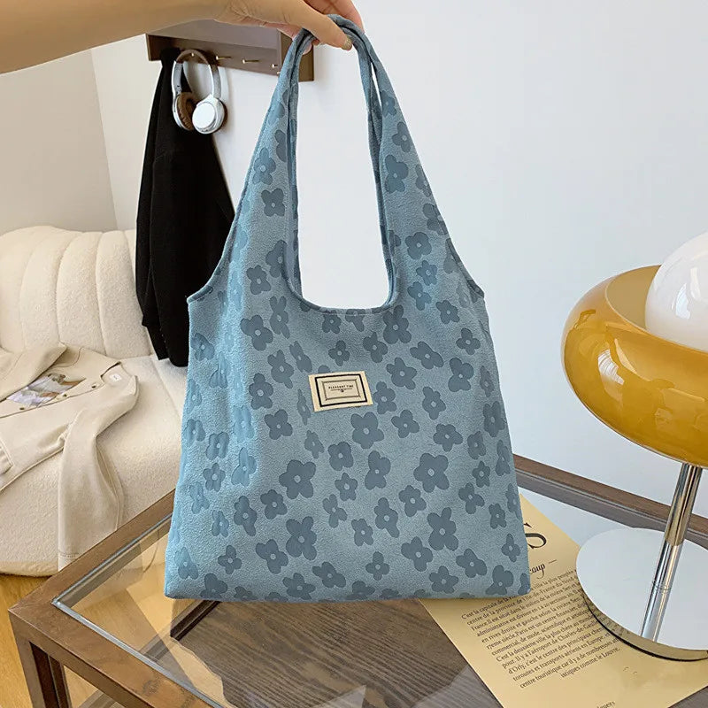 Commuting Stylish Embossing Tote Bag Daily Versatile Shoulder Bag Casual Underarm Bag