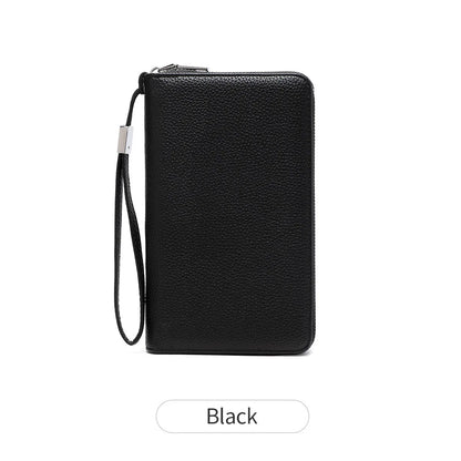 This Rfid Anti-Theft Swiping Women S Wallet Features Large Capacity