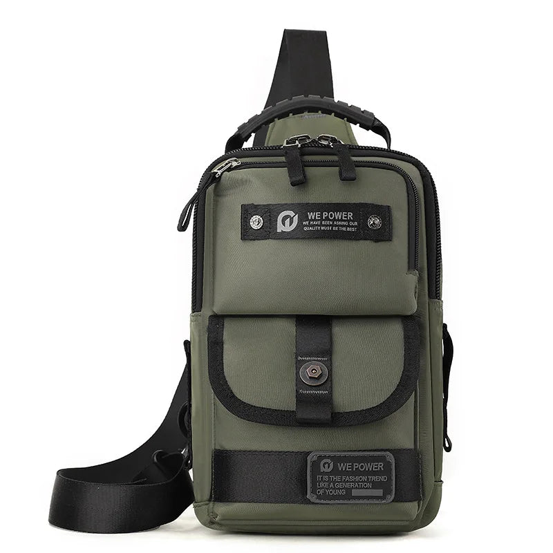 Men S Sports Cycling Shoulder Bag Leisure Outdoor Diagonal Span Large Capacity Multifunctional