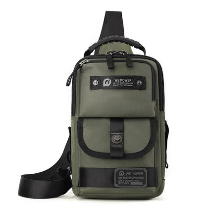 Men S Sports Cycling Shoulder Bag Leisure Outdoor Diagonal Span Large Capacity Multifunctional