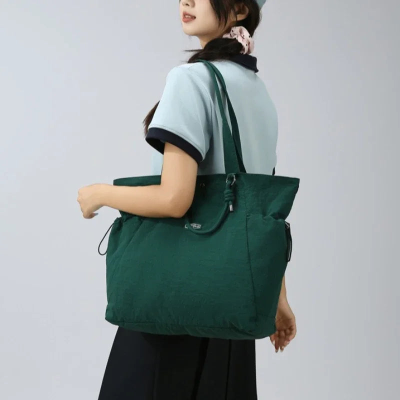 Large Nylon Tote Bag for Women – Knotted Rope Shopper