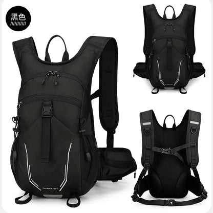 Men Women Oxford Cloth Backpack Riding Water Bag Mountain Light Running Marathon Sports
