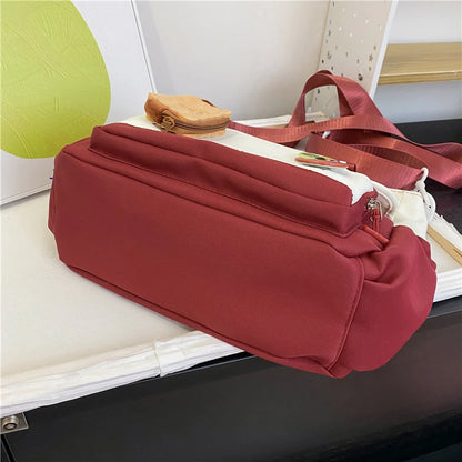 Oxford Shoulder Bag Cute Tote Bag Cartoon Handbag Purse