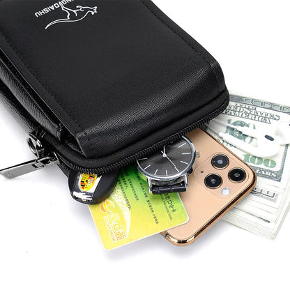 Male Mobile Phone Key Integrated Cross-Body Bag Business Large Capacity Shoulder