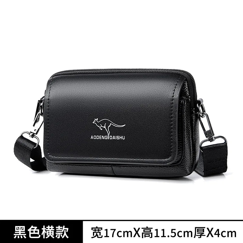 Male Mobile Phone Key Integrated Cross-Body Bag Business Large Capacity Shoulder