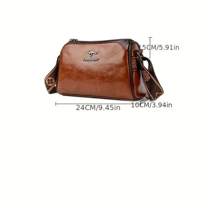 Soft Leather Crossbody Bag – Luxury Women's Shoulder Purse