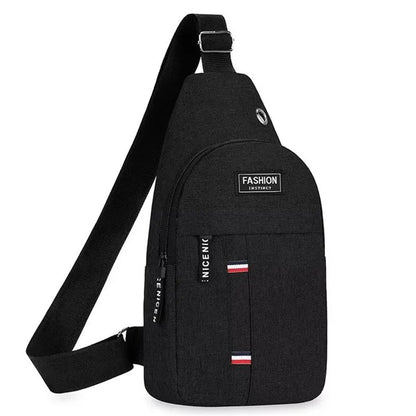 Men's Chest Bag Sling – Crossbody Shoulder Pack for Outdoor Sports