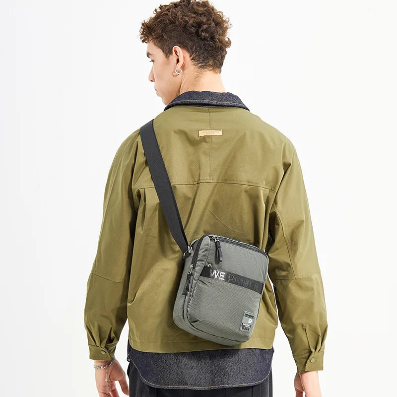 Nylon Waterproof Fashionable Single-Shoulder Crossbody Bag Men Casual Lightweight Outdoor Travel
