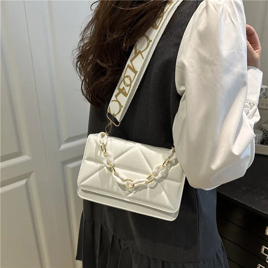 2025new Summer Stylish Commuter Women S Small Square Bag Trendy Simple Single Shoulder