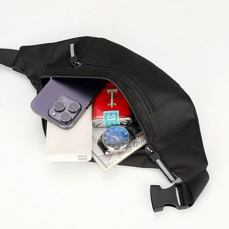 Crossbody Fanny Pack – Sports Waist Bag for Travel & Workout