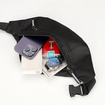 Crossbody Fanny Pack – Sports Waist Bag for Travel & Workout