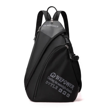 Outdoor Commuting Travel Multi-Function One Shoulder Sling Men Large Capacity Waterproof Chest Bag