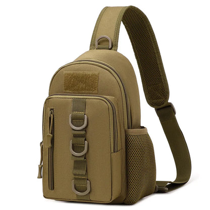 Wear-Resistant Oxford Fabric Crossbody Bag Multi-Purpose Waist Bag Outdoor Tactical Single-Shoulder