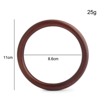 Wooden Handbag Handles Round Diy Purse Bags Handgrip Replacements Tote Bag Strap Parts Accessories