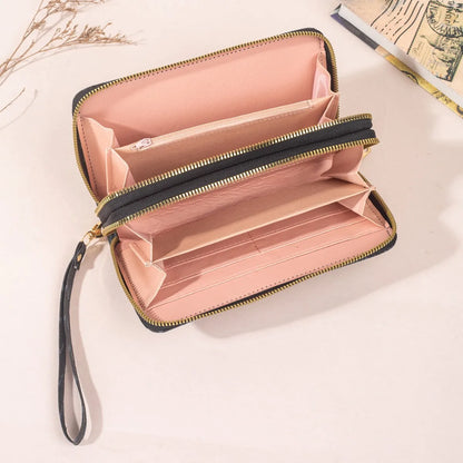 Multi Card Slot Long Purse Women Daily Use Mobile Phone Clutch Bag