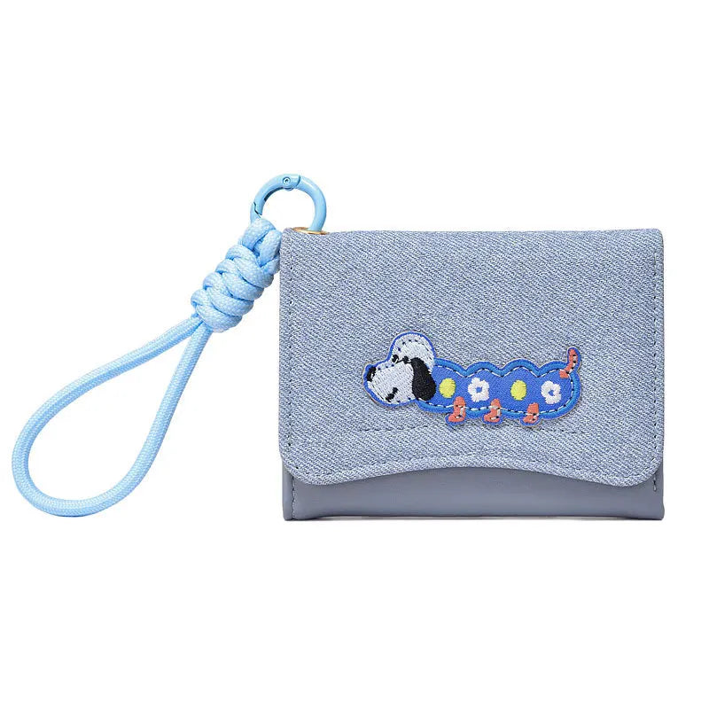 Ladies Wallet Cartoon Animal Student Cute Short Change Card Bag Storage