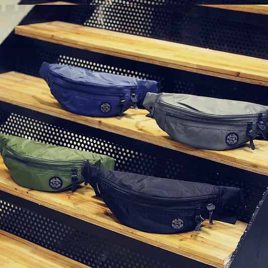 Casual Chest Bag Men S Single-Shoulder Crossbody Bag Waterproof Oxford Fabric Sports Cycling Chest