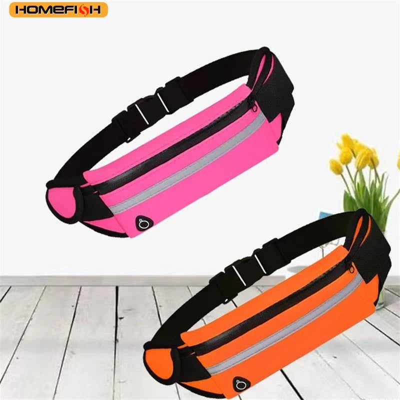 Homefish Waterproof Sports Waist Bag Dedicated Close-Fitting Waist Pack Running Cycling - Waterproof