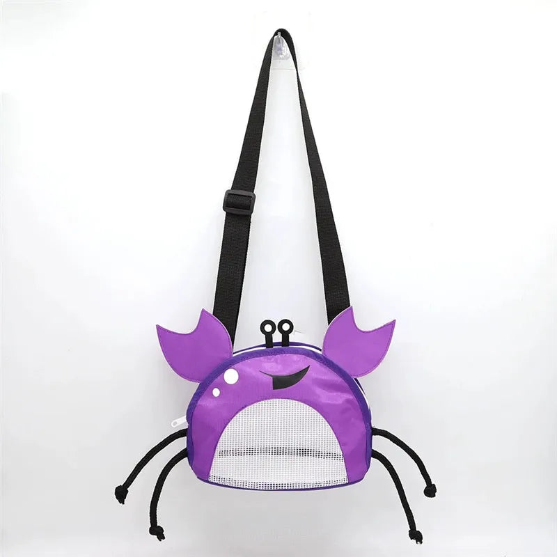 Crab Shaped Crossbody Bag Cute Novelty Beach Shoulder Bag