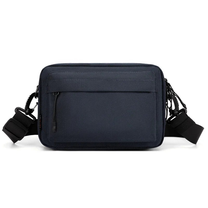 Men S Waterproof Nylon Cloth Shoulder Bag Leisure Commuting Light Oblique Span Large Capacity