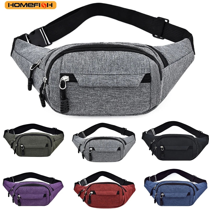 Mobile Waist Bag Both Men Women Multifunctional Large Capacity Anti Splash Business Wear Resistant