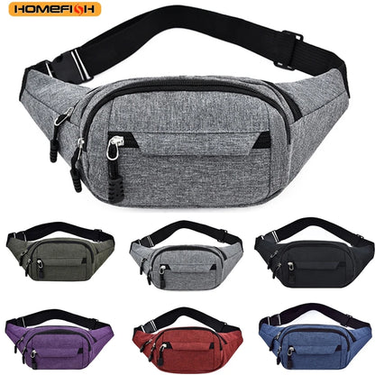 Mobile Waist Bag Both Men Women Multifunctional Large Capacity Anti Splash Business Wear Resistant