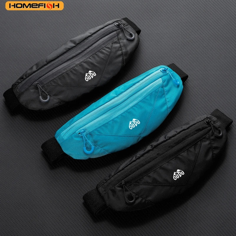 Woman Running Sports Belt Wasit Pack Pockets Marathon Jogging Bag Outdoor Cycling Phone Waist Bags