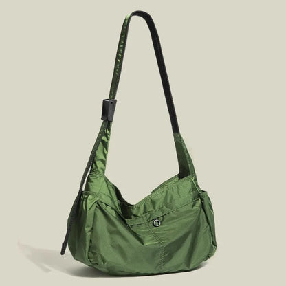 Large Capacity Casual Sport Tote Shoulder Bag Lightweight Waterproof Nylon Crossbody Bags Men Women