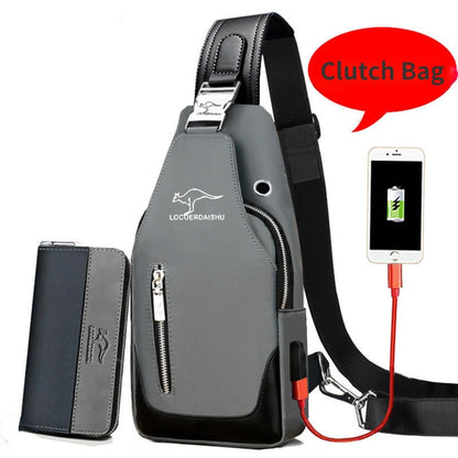 Crossbody Sling Bag – Waterproof Waist Bag for Sports and Travel