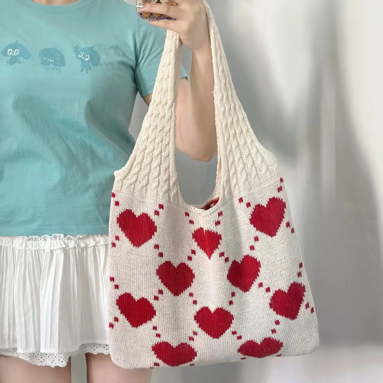 Summer Beach Tote Shoulder Bag Straw Weav Handbag Large Capacity Vacation Weaving Hollow Bags Women