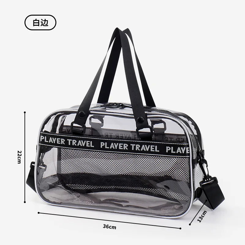 Swimming Large-Capacity Tpu Water-Resistant Dry-Wet Separation Fitness Bag Beach Vacation Toiletry