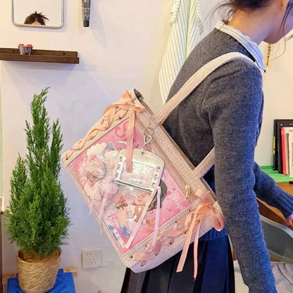 Ita Bag Transparent Window Tote for Anime & Lolita Fans