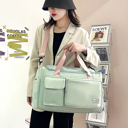 Weekender Duffel Bag for Women – Waterproof Foldable Gym Travel Bag