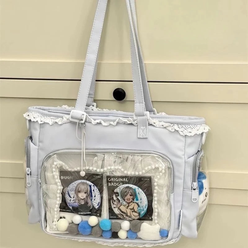 Ballet Girl Has Large Appetite Itabag Japanese 2d Single Shoulder Cross Body Goods Bag Gift Friends