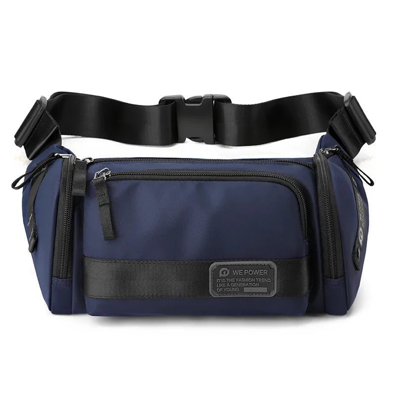 Outdoor Sports Large Capacity Waist Bag Waterproof Multi-Function Crossbody Wear Resistant Chest