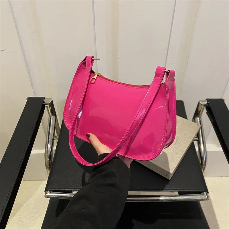 Retro PU Leather Hobo Shoulder Bag – Casual Women's Underarm Purse