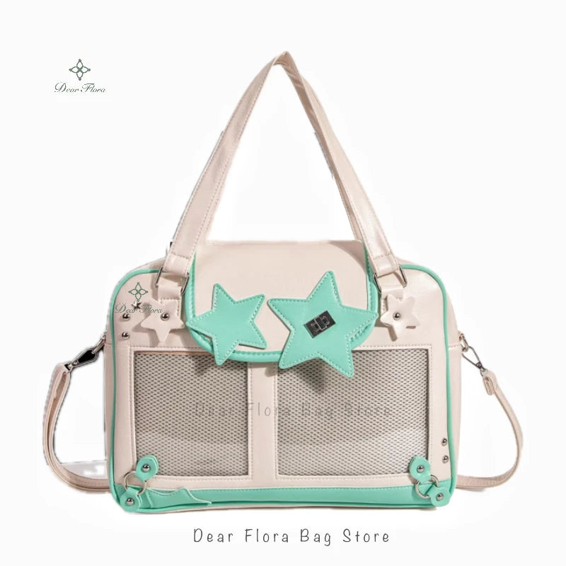 Star Ita Bag – Y2K Lolita Crossbody with Transparent Window