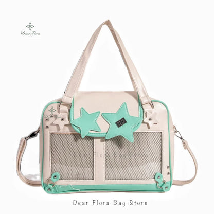 Star Ita Bag – Y2K Lolita Crossbody with Transparent Window
