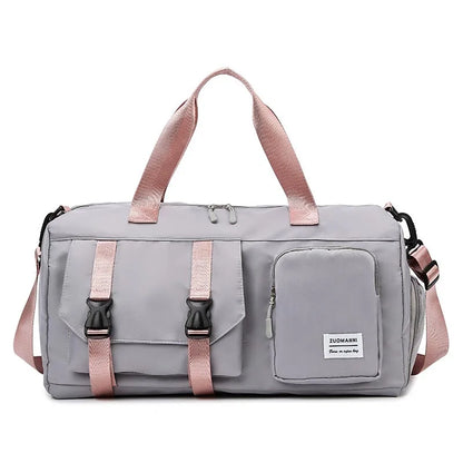 Waterproof Duffle Bag – Dry Wet Shoe Compartment Gym & Travel Bag