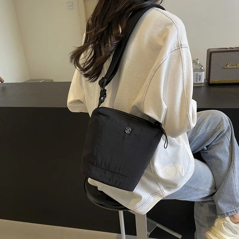 Minimalist Nylon Crossbody Sling Bags Woman Lightweight Women S Bag Adjustable Strap Shoulder Purse