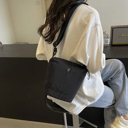 Minimalist Nylon Crossbody Sling Bags Woman Lightweight Women S Bag Adjustable Strap Shoulder Purse