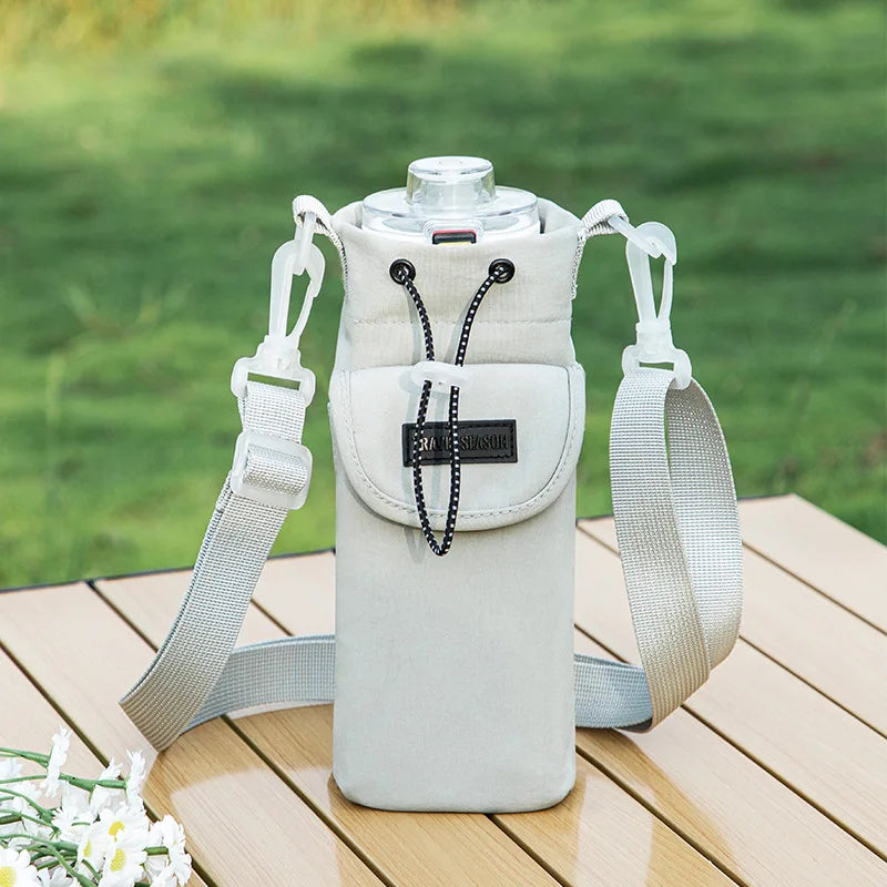 Water Cup Set Travel Portable Change Key Mobile Phone Slant Cross Bag Cycling Fitness Strap Mouth