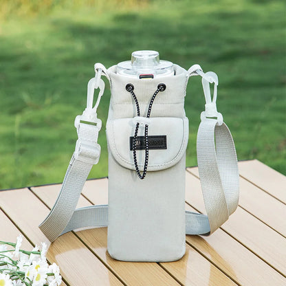 Water Cup Set Travel Portable Change Key Mobile Phone Slant Cross Bag Cycling Fitness Strap Mouth